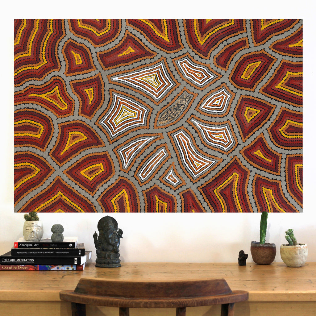 Aboriginal Art by Melissa Donegan, Walka Wiru Ngura Wiru, 91x61cm - ART ARK®