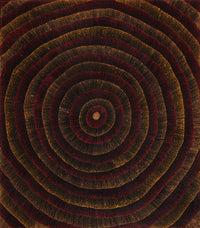 Aboriginal Artwork by Melissa Nampijinpa Karpa, Ngapa Jukurrpa (Water Dreaming) - Puyurru, 122x107cm