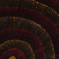 Aboriginal Artwork by Melissa Nampijinpa Karpa, Ngapa Jukurrpa (Water Dreaming) - Puyurru, 122x107cm