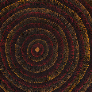 Aboriginal Artwork by Melissa Nampijinpa Karpa, Ngapa Jukurrpa (Water Dreaming) - Puyurru, 122x107cm - ART ARK®