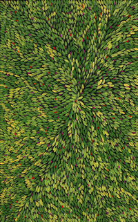 Aboriginal Artwork by Melissa Nampijinpa Karpa, Ngapa Jukurrpa (Water Dreaming) - Puyurru, 122x76cm