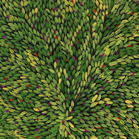 Aboriginal Artwork by Melissa Nampijinpa Karpa, Ngapa Jukurrpa (Water Dreaming) - Puyurru, 122x76cm