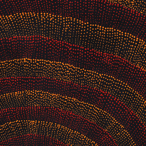 Aboriginal Artwork by Melissa Nampijinpa Karpa, Ngapa Jukurrpa (Water Dreaming) - Puyurru, 122x76cm - ART ARK®