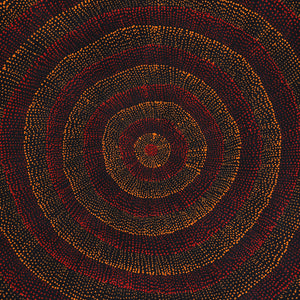 Aboriginal Artwork by Melissa Nampijinpa Karpa, Ngapa Jukurrpa (Water Dreaming) - Puyurru, 122x76cm - ART ARK®