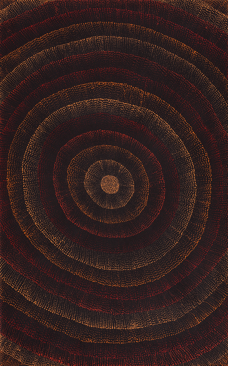 Aboriginal Artwork by Melissa Nampijinpa Karpa, Ngapa Jukurrpa (Water Dreaming) - Puyurru, 122x76cm