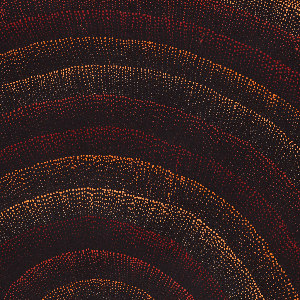 Aboriginal Artwork by Melissa Nampijinpa Karpa, Ngapa Jukurrpa (Water Dreaming) - Puyurru, 122x76cm