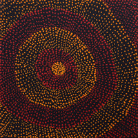 Aboriginal Artwork by Melissa Nampijinpa Karpa, Ngapa Jukurrpa (Water Dreaming) - Puyurru, 30x30cm