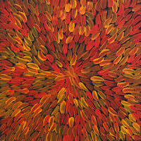 Aboriginal Artwork by Melissa Nampijinpa Karpa, Ngapa Jukurrpa (Water Dreaming) - Puyurru, 30x30cm