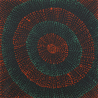 Aboriginal Artwork by Melissa Nampijinpa Karpa, Ngapa Jukurrpa (Water Dreaming) - Puyurru, 30x30cm