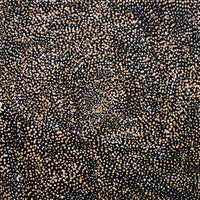 Aboriginal Artwork by Melissa Nampijinpa Karpa, Ngapa Jukurrpa (Water Dreaming) - Puyurru, 30x30cm