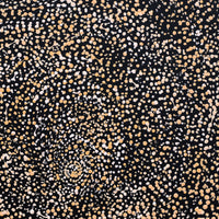 Aboriginal Artwork by Melissa Nampijinpa Karpa, Ngapa Jukurrpa (Water Dreaming) - Puyurru, 30x30cm