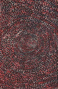 Aboriginal Artwork by Melissa Nampijinpa Karpa, Ngapa Jukurrpa (Water Dreaming) - Puyurru, 46x30cm