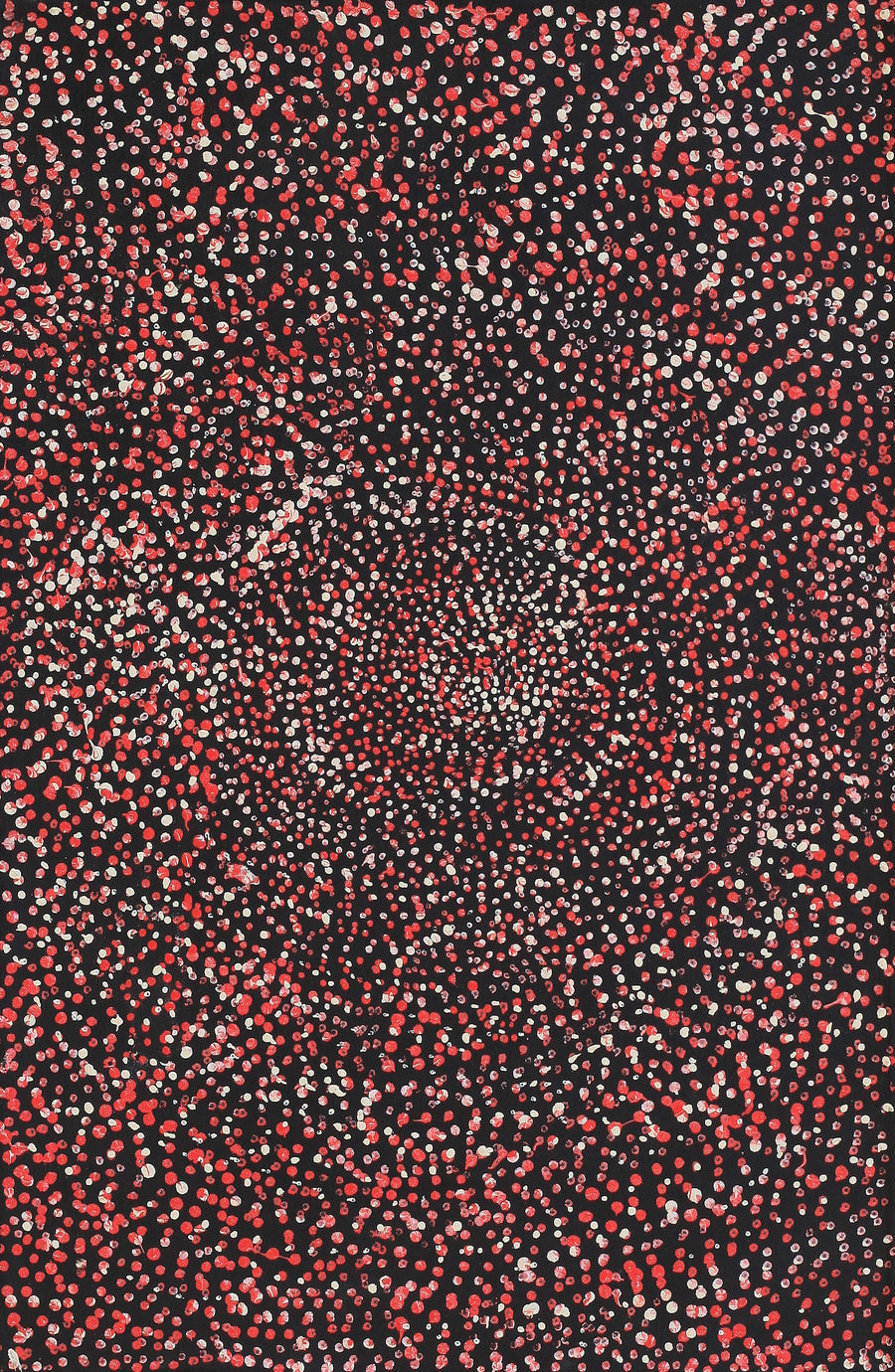 Aboriginal Artwork by Melissa Nampijinpa Karpa, Ngapa Jukurrpa (Water Dreaming) - Puyurru, 46x30cm