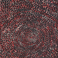 Aboriginal Artwork by Melissa Nampijinpa Karpa, Ngapa Jukurrpa (Water Dreaming) - Puyurru, 46x30cm