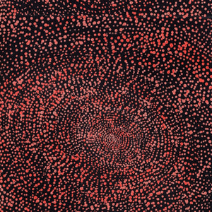 Aboriginal Artwork by Melissa Nampijinpa Karpa, Ngapa Jukurrpa (Water Dreaming) - Puyurru, 91x30cm - ART ARK®