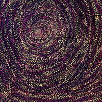 Aboriginal Artwork by Melissa Nampijinpa Karpa, Ngapa Jukurrpa (Water Dreaming) - Puyurru, 61x46cm