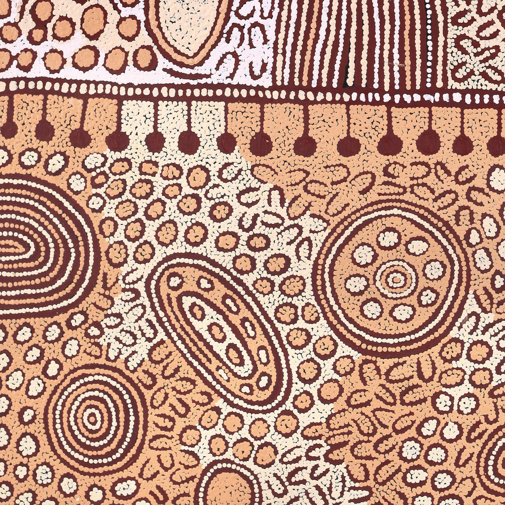 Aboriginal Artwork by Melissa Nungarrayi Larry, Yumari Jukurrpa (Yumari Dreaming), 122x91cm