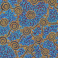 Aboriginal Artwork by Melissa Napangardi Williams, Wardapi Jukurrpa (Goanna Dreaming) - Yarripilangu, 61x30cm