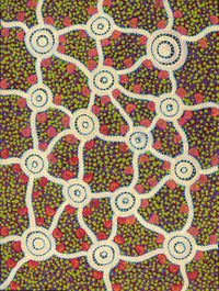 Aboriginal Artwork by Melissa Napangardi Williams, Wardapi Jukurrpa (Goanna Dreaming) - Yarripilangu, 61x46cm