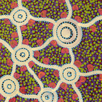 Aboriginal Artwork by Melissa Napangardi Williams, Wardapi Jukurrpa (Goanna Dreaming) - Yarripilangu, 61x46cm