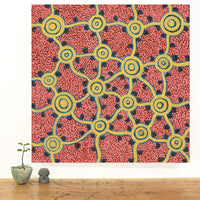 Aboriginal Artwork by Melissa Napangardi Williams, Wardapi Jukurrpa (Goanna Dreaming) - Yarripilangu, 61x61cm
