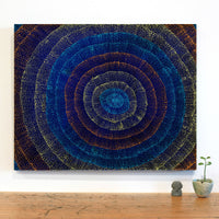 Aboriginal Artwork by Melissa Nampijinpa Karpa, Ngapa Jukurrpa (Water Dreaming) - Puyurru, 76x61cm