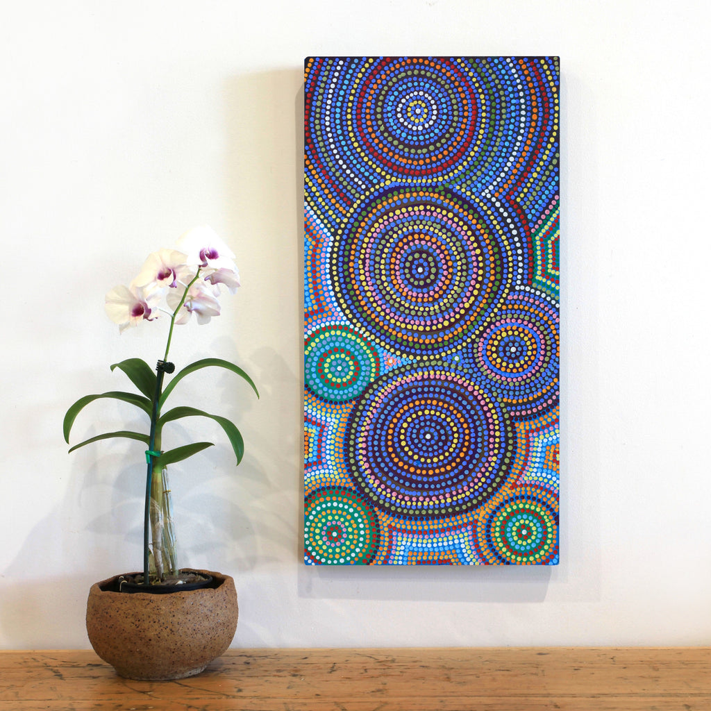 Aboriginal Artwork by Melissa Butler, Untitled, 60x30cm