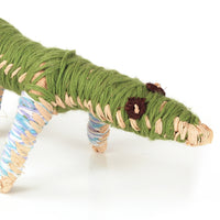 Aboriginal Artwork by Meredith Green - Tjanpi Tinka (lizard) Sculpture