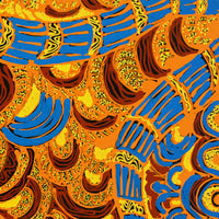 Aboriginal Artwork by Margarina Napanangka Miller, Lukarrara Jukurrpa, 30x30cm