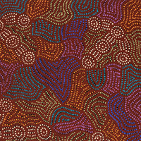 Aboriginal Artwork by Michael Jangala Gallagher, Yankirri Jukurrpa (Emu Dreaming) - Ngarlikurlangu, 122x76cm