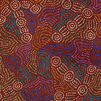 Aboriginal Artwork by Michael Jangala Gallagher, Yankirri Jukurrpa (Emu Dreaming) - Ngarlikurlangu, 122x76cm
