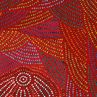 Aboriginal Artwork by Michael Jangala Gallagher, Yankirri Jukurrpa (Emu Dreaming) - Ngarlikurlangu, 91x61cm