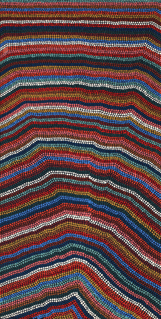 Aboriginal Artwork by Michelle Cooper, Walka Wiru Ngura Wiru, 91x46cm - ART ARK®