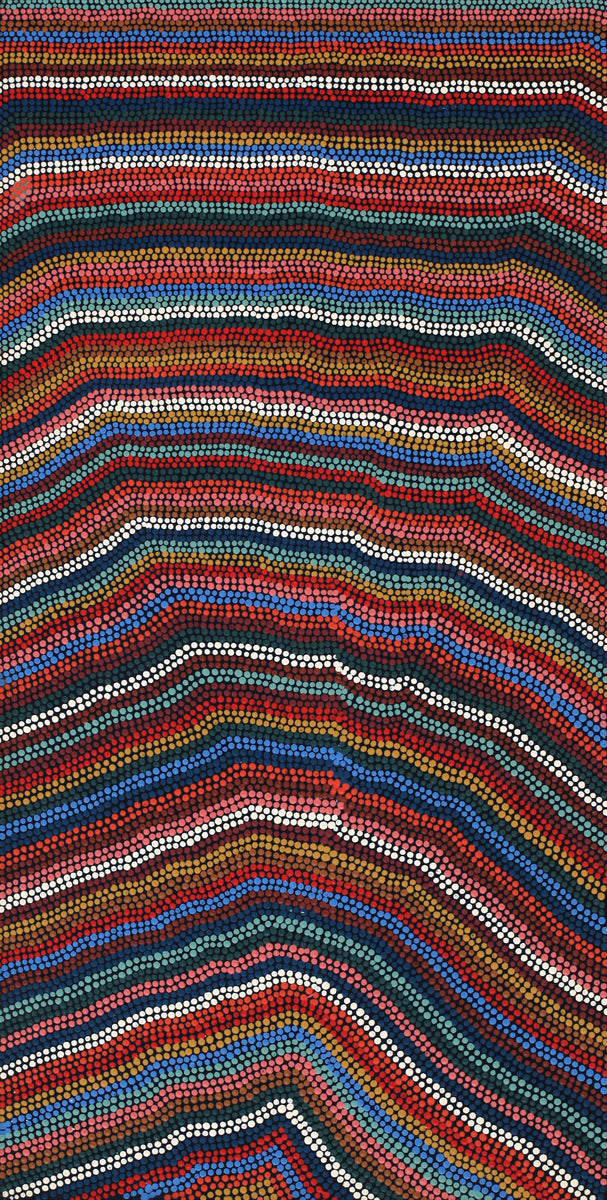 Aboriginal Art by Michelle Cooper, Walka Wiru Ngura Wiru, 91x46cm - ART ARK®