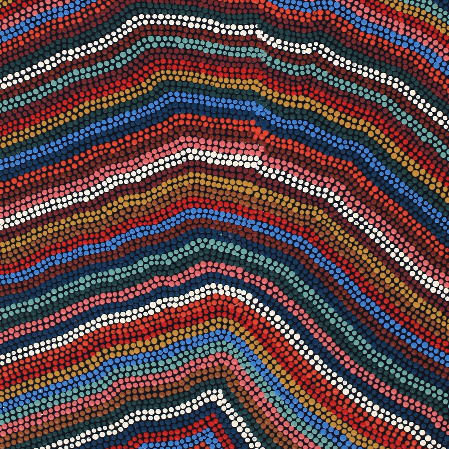 Aboriginal Artwork by Michelle Cooper, Walka Wiru Ngura Wiru, 91x46cm