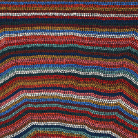 Aboriginal Artwork by Michelle Cooper, Walka Wiru Ngura Wiru, 91x46cm