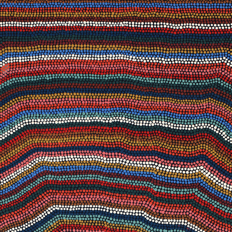 Aboriginal Artwork by Michelle Cooper, Walka Wiru Ngura Wiru, 91x46cm