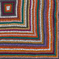 Aboriginal Artwork by Michelle Cooper, Walka Wiru Ngura Wiru, 91x91cm