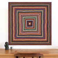 Aboriginal Artwork by Michelle Cooper, Walka Wiru Ngura Wiru, 91x91cm