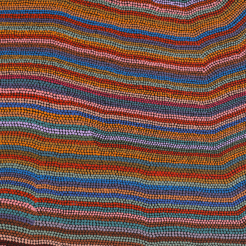 Aboriginal Artwork by Michelle Cooper, Walka Wiru Ngura Wiru, 91x91cm