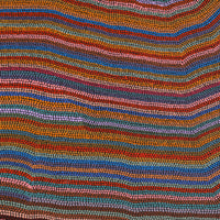 Aboriginal Artwork by Michelle Cooper, Walka Wiru Ngura Wiru, 91x91cm