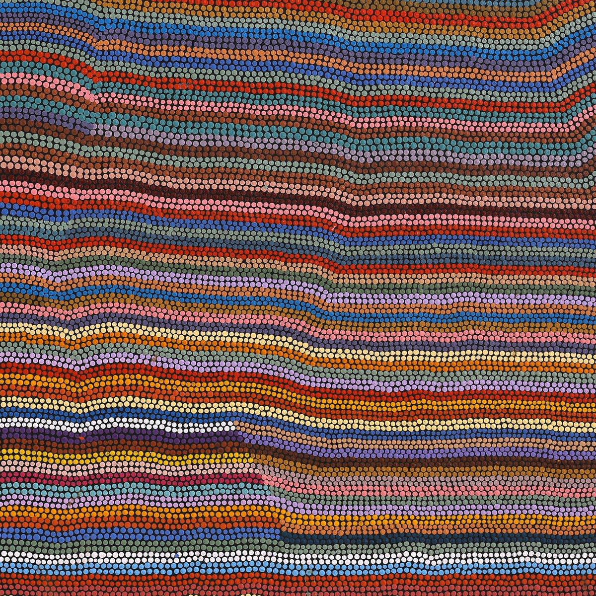 Aboriginal Art by Michelle Cooper, Walka Wiru Ngura Wiru, 91x91cm - ART ARK®