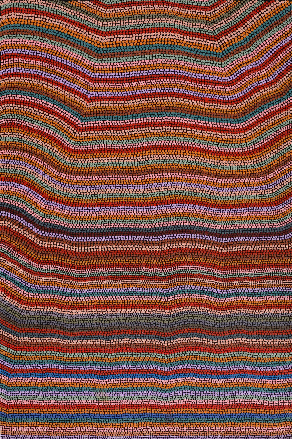 Aboriginal Artwork by Michelle Cooper, Walka Wiru Ngura Wiru, 91x61cm