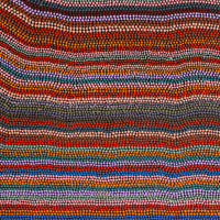 Aboriginal Artwork by Michelle Cooper, Walka Wiru Ngura Wiru, 91x61cm