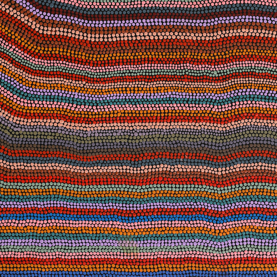 Aboriginal Artwork by Michelle Cooper, Walka Wiru Ngura Wiru, 91x61cm