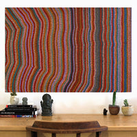 Aboriginal Artwork by Michelle Cooper, Walka Wiru Ngura Wiru, 91x61cm