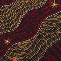 Aboriginal Artwork by Mickayla Napaljarri Brown, Watiya-warnu Jukurrpa (Seed Dreaming), 30x30cm