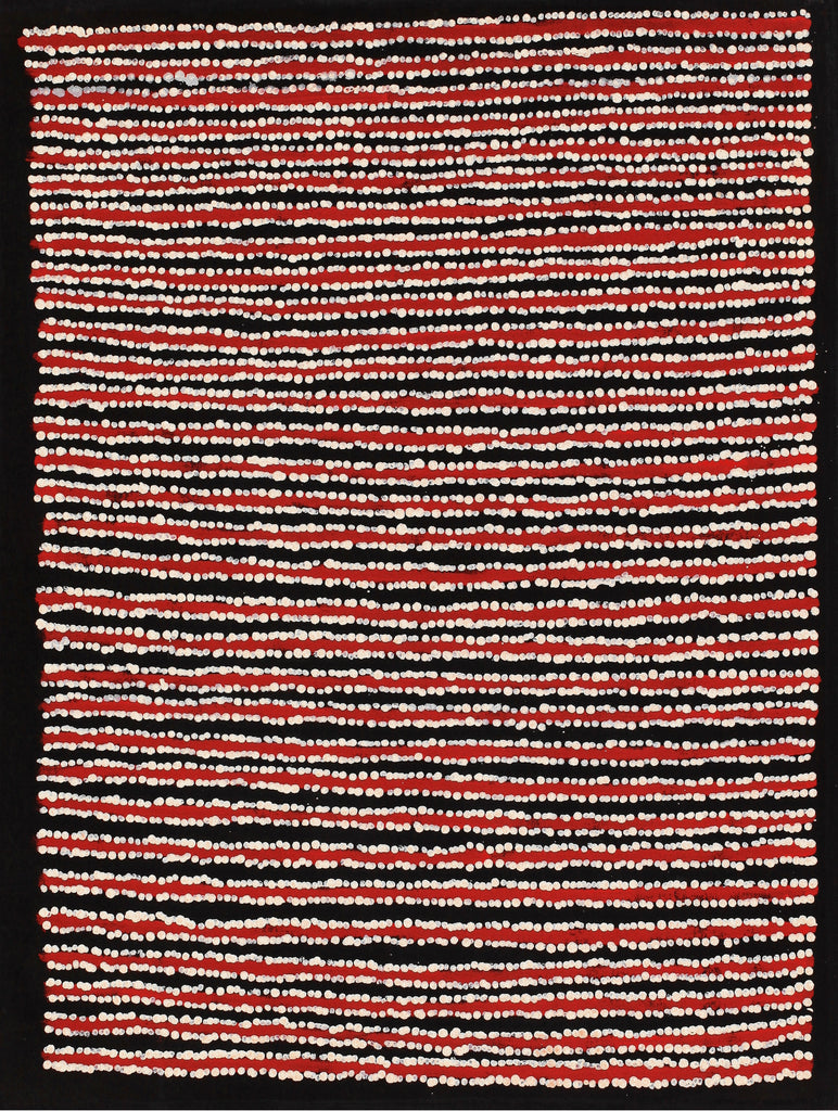 Aboriginal Artwork by Mitchell Japanangka Martin, Mina Mina Jukurrpa - Ngalyipi, 61x46cm