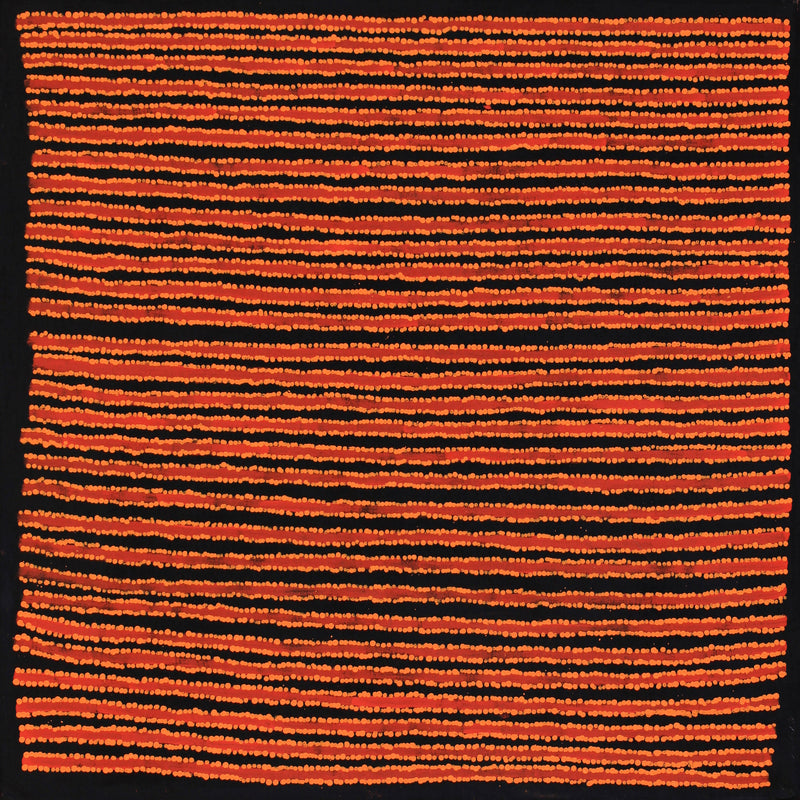 Aboriginal Artwork by Mitchell Japanangka Martin , Mina Mina Jukurrpa - Ngalyipi, 76x76cm