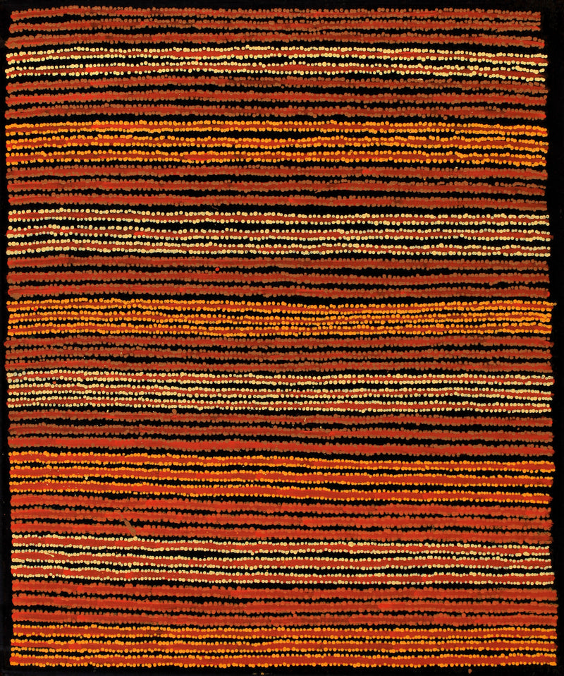 Aboriginal Artwork by Mitchell Japanangka Martin , Mina Mina Jukurrpa - Ngalyipi, 91x76cm